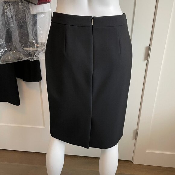 Boss Hugo Boss Vilea1 Classic Poly Viscose Blend Lined Skirt Black Sz 6 NWOT - Picture 4 of 11
